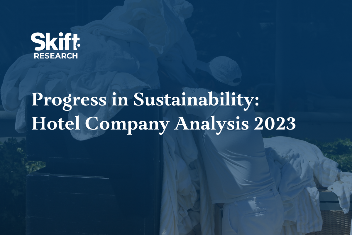 Lead ImageProgress In Sustainability  Hotel Company Analysis 2023 